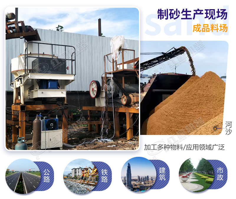 制砂生產(chǎn)線成品質(zhì)量高、效益高