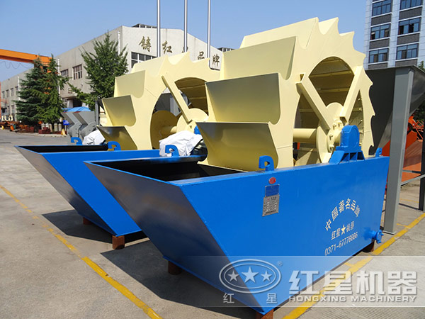 單葉輪式洗砂機(jī)，占地小，處理量小