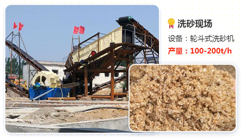 輪式洗砂機(jī)產(chǎn)量高、效果好