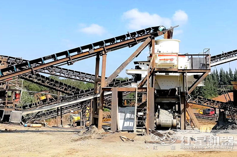 制砂機(jī)成品粒型好，成品多用于建筑工程，道路基建